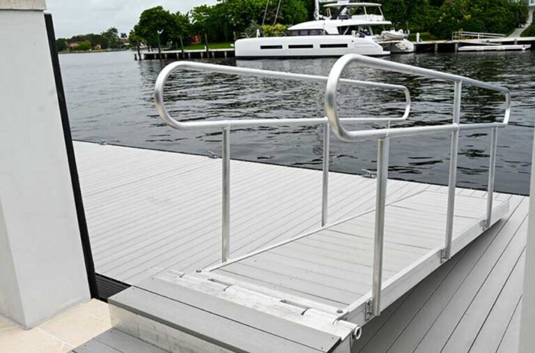 How Is a Dock Built in the Middle of the Water?