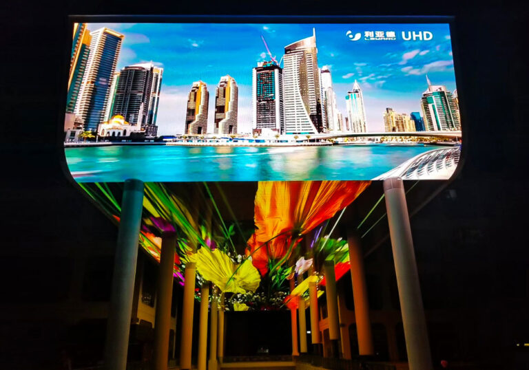 Flexible LED Mesh Screen for Outdoor Media Facades